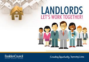 Decorative image advertising strapline - Landlords - Let's Work Together