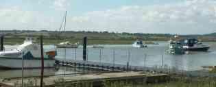 Image -Wat Tyler Marina at high tide showing pontoons