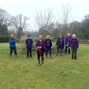 Image showing a group of countryside volunteers