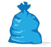 Image of a blue sack