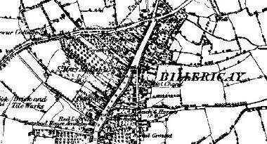 Map of Billericay 1881