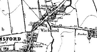 Map of Wickford 1880
