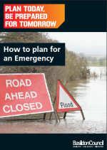 front cover image - How to plan for an emergency booklet