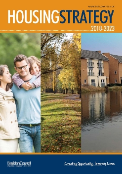 Image of cover page of Basildon Council Housing Strategy 2018-2023 document