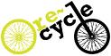 Image showing the Re-cycle brand logo - helping more people access bikes throughout Africa.