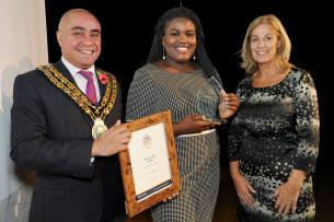 Decorative photo of Rachel Ojo - Sunshine Award Winner - Basildon Volunteer Awards 2019