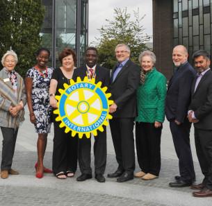 Decorative photo image showing Basildon Heroes - Basildon Rotary Club members