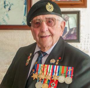 Decorative photo image showing Basildon Hero - Don Sheppard