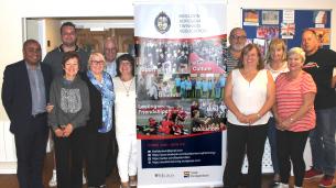 Decorative photo image showing Basildon Heroes - Basildon Twinning Group